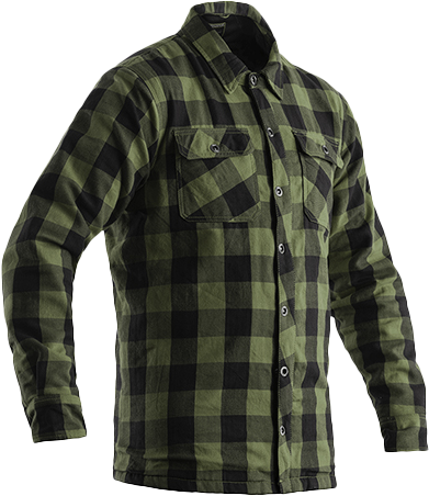 Rst 102115GRN-38 Rst Kevlar Lumberjack Ce Shirt Green Check Textile Xs 102115Grn-38