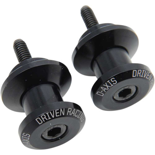 DRIVEN RACING DXS6 BK Driven Racing D-Axis Spools - Black - 6 Mm Dxs-6 Bk