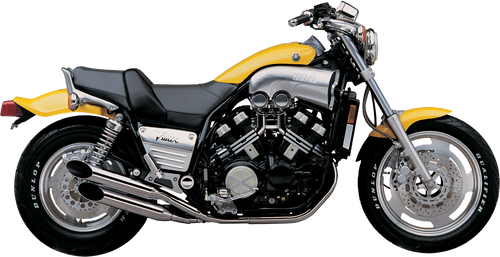 COBRA 2168SC Cobra Blvd Slashcut Slip On Chrome Yam Vmax 2168Sc