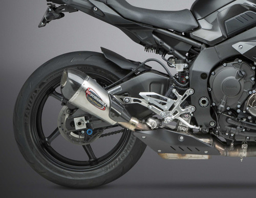 Yoshimura 13100BP520 Yoshimura Exhaust Street Alpha-T Slip-On Ss-Ss-Cf Works 13100Bp520
