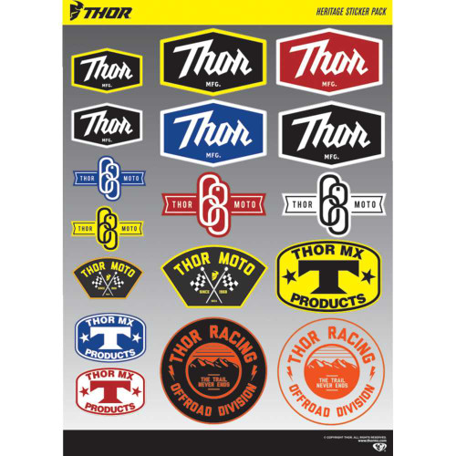 THOR 4320-1572 Thor Decal Sheet - Heritage