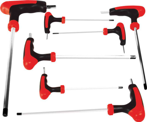 PERFORMANCE TOOL W1711 Performance Tool 7 Pc Sae T-Handle Set Hex W1711