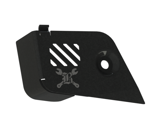 BURLY BRAND B10-3002B Burly Brand Rear Brake Reservior Cvr Black B10-3002B