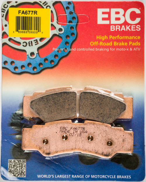 EBC FA677R Ebc Brake Pads Fa677R Sintered R Series Fa677R
