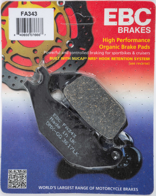 EBC FA343 Ebc Brake Pads Organic Fa343