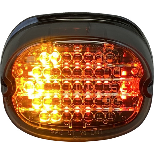 Custom Dynamics Taillight W/ Integrated Turn Signal - No Window - Smoke Lens Cd-Int-Tl-Nw-S