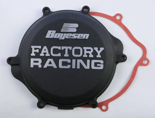 Boyesen Factory Racing Clutch Cover Black Cc-21Ab