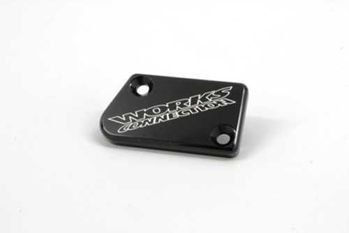 Works 21-136 Works Billet Front Brake Cover Blk Yam 21-136