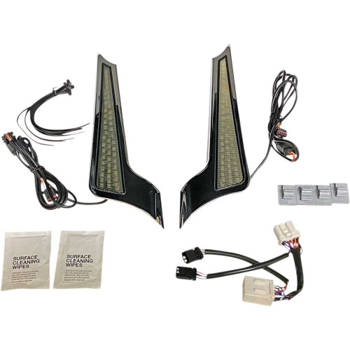 CUSTOM DYNAMICS CDFASCIADCHDC Custom Dynamics Panel Lights - Chrome - Smoke Lens Cd-Fasciadc-Hdc