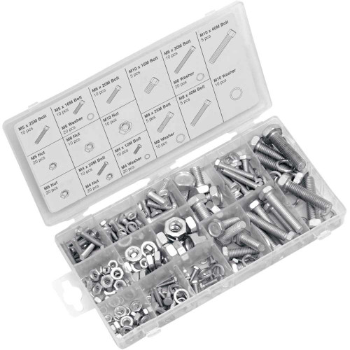 PERFORMANCE TOOL W5334 Performance Tool Metric Nut/Bolt Assortment 240-Piece W5334