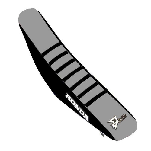 D-Cor 30-10-472 D-Cor Seat Cover Black/Grey Black Ribs Crf250/450 30-10-472