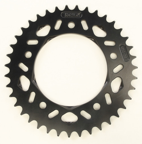 Vortex Rear F5 Sprocket Aluminum 39T-525 Blk Hc Yam 654K-39