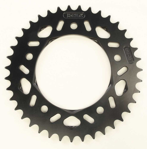 VORTEX 654K-39 Vortex Rear F5 Sprocket Aluminum 39T-525 Blk Hc Yam 654K-39