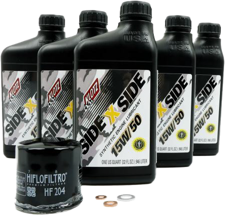 Klotz KU-107 Klotz Sidexside Oil Change Kit 15W50 /W Oil Filter Yam Ku-107