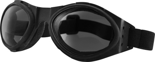 Bobster Bugeye Sunglasses Black W/Smoke Reflective Lens Ba001R