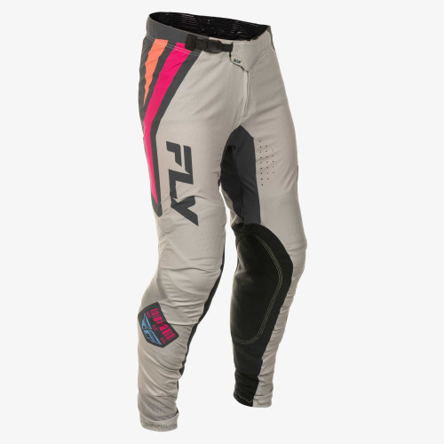 Fly Racing C378-73426 Fly Racing Youth Lite Vice Pant Ca/Ny Light Grey/Pink/Coral Sz 26 C378-73426