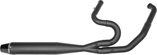 Sawicki 2In1 Twin Cam Flt Mid Length Pipe Black 930-01227