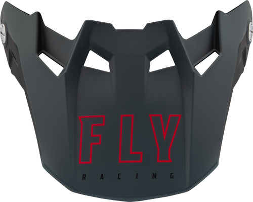 Fly Racing 73-47131M Fly Racing Formula Cc Centrum Visor Matte Grey/Black Md/Lg 73-47131M
