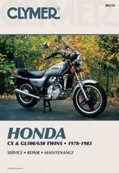 CLYMER CM335 Clymer Repair Manual Hon Cx/Gl500/650 Cm335