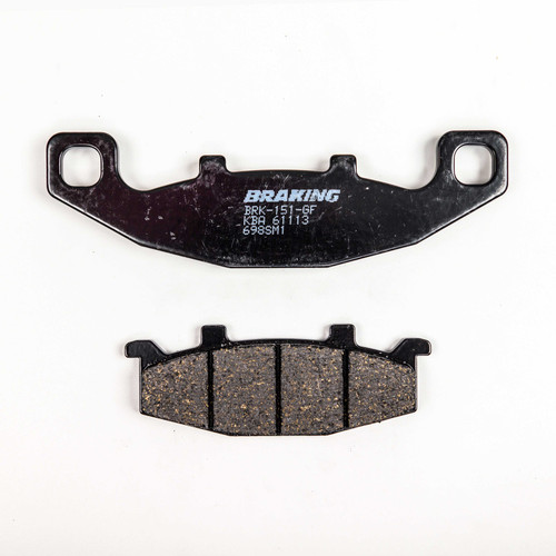 BRAKING 698SM1 Braking Brake Pad Set Semi-Metallic 698Sm1