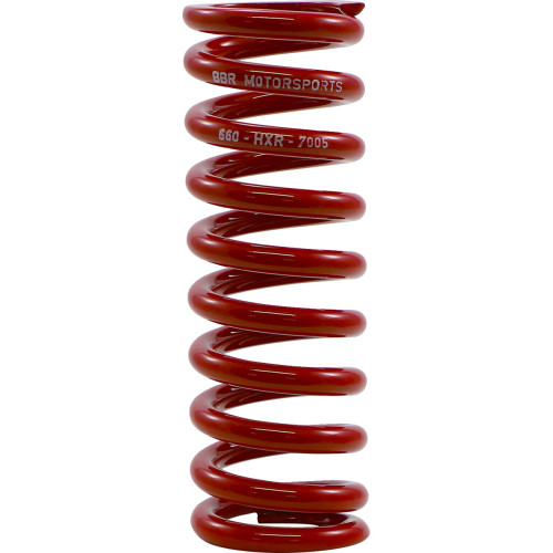 Bbr Motorsports Shock Spring - Rear - Red - Spring Rate 308 Lb/In 660-Hxr-7005