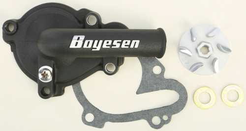Boyesen Waterpump Cover & Impeller Kit Black Wpk-37B