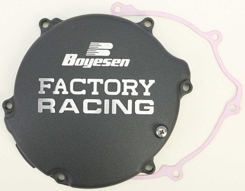 BOYESEN CC-11B Boyesen Factory Racing Clutch Cover Black Cc-11B
