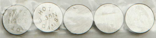 HOT CAMS 5PK948335 Hot Cams Valve Shims 9.48X3.35Mm 5/Pk 5Pk948335
