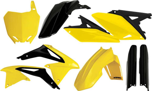 ACERBIS 2198034584 Acerbis Full Plastic Kit Yellow 2198034584