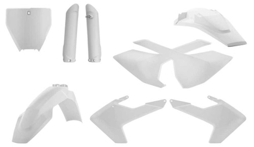 ACERBIS 2462600002 Acerbis Full Plastic Kit White 2462600002