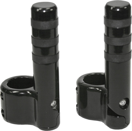 Lindby Clamp-On Pegs Blk W/ Wide O Ring For 1 1/2" Bar Bl715 Lindby Clamp-On Pegs Blk W/ Wide O Ring For 1 1/2" Bar Bl715