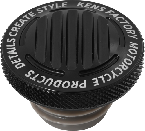 Kens Factory KFC-10 Kens Factory Nl Gas Cap Finned Black Rachet Screw Rh Kfc-10
