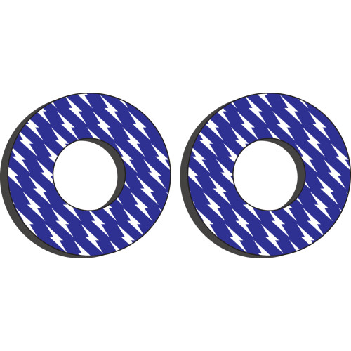 Factory Effex Grip Donuts - Yamaha Blue/White 22-67200