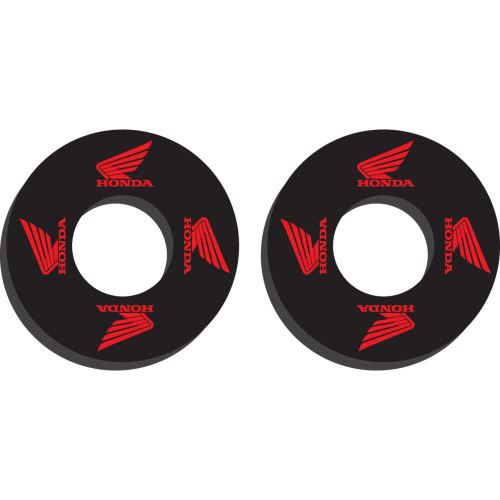 FACTORY EFFEX 2267300 Factory Effex Grip Donuts - Honda Red/Black 22-67300