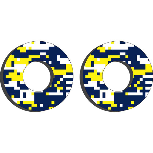 FACTORY EFFEX 2267600 Factory Effex Grip Donuts - Husqvarna Blue/Yellow 22-67600