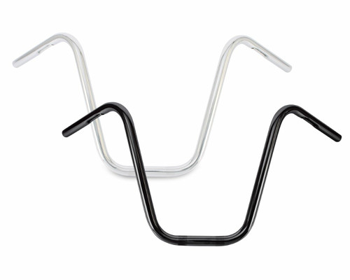 Burly Brand Narrow 14" Apehangers 1" Black B28-337 Burly Brand Narrow 14" Apehangers 1" Black B28-337