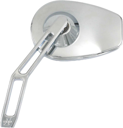 Pro One 102100 Pro One Micro Mirror V2 Cut Stem Left Chrome 102100
