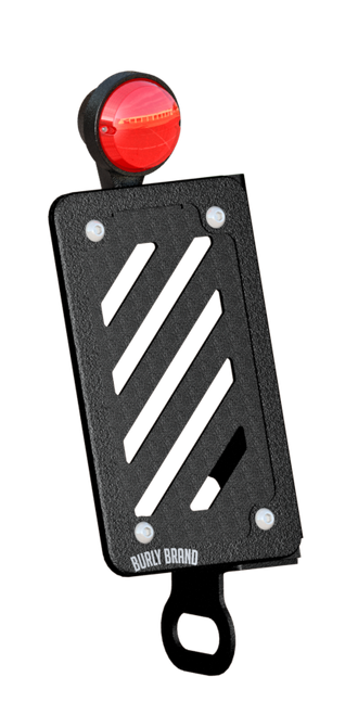 Burly Brand Slash Cur Lic Plt Kit Vert Black B13-3001Tb Burly Brand Slash Cur Lic Plt Kit Vert Black B13-3001Tb