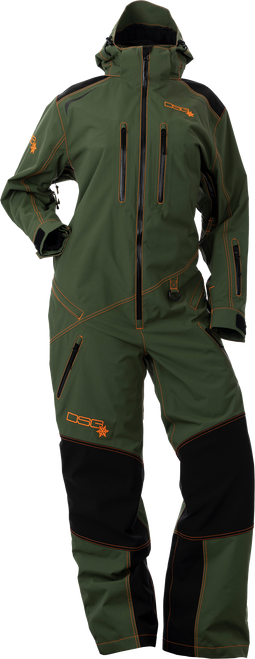Dsg Spectrum 2.0 Monosuit Black/Forest Green Xl 519903