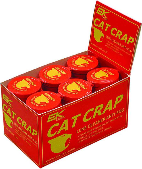 Cat Crap 10518 Cat Crap Anti-Fog Lens Cleaner Paste 0.5Oz 24/Pk Display 10518