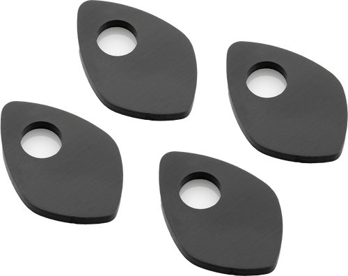 Rizoma FR232B Rizoma Turn Signal Mounting Kit 4 Pcs Black Fr232B