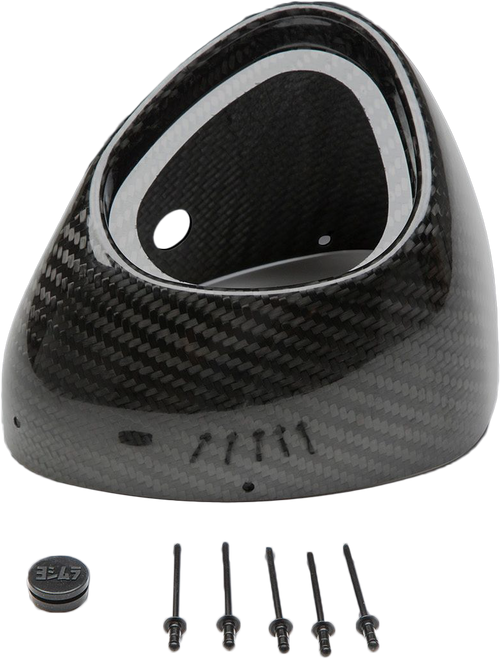 Yoshimura YM5-CFR-K Yoshimura End Cap Kit Flared Alpha/T 2" Ym5 Ym5-Cfr-K