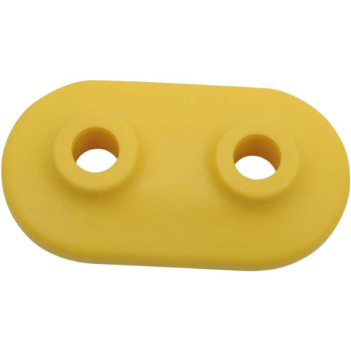 FAST-TRAC 557SPY48 Fast-Trac Backer Plates - Yellow - Double - 48 Pack 557Spy-48