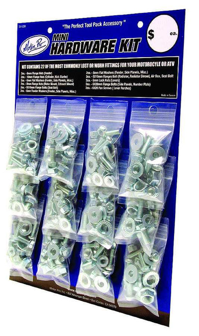 Motion Pro 33-1200 Motion Pro Mini Hardware Kit Zinc Finish 12/Pk 33-1200