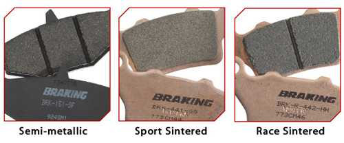 BRAKING 827SM1 Braking Brake Pad Set Semi-Metallic 827Sm1