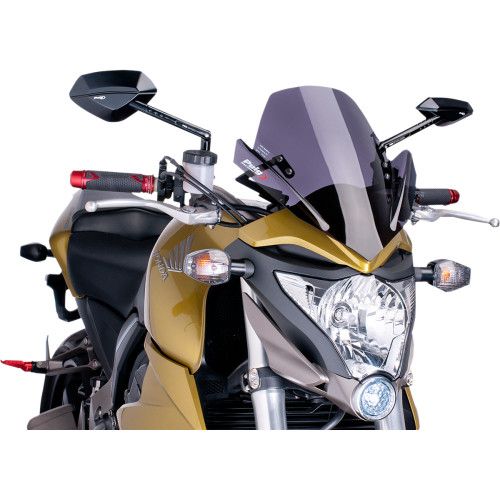 Puig Hi-Tech Parts New Generation Windscreen - 13-3/4" - Dark Smoke - Cb1000R 5645F