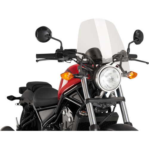 Puig Hi-Tech Parts New Generation Windscreen - 16-1/2" - Clear - Honda 9462W Puig Hi-Tech Parts New Generation Windscreen - 16-1/2" - Clear - Honda 9462W