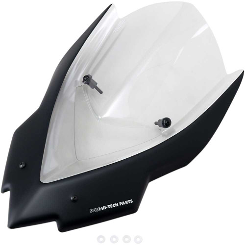 PUIG HI-TECH PARTS 7514W Puig Hi-Tech Parts New Generation Windscreen - 17" - Clear - Z1000 7514W