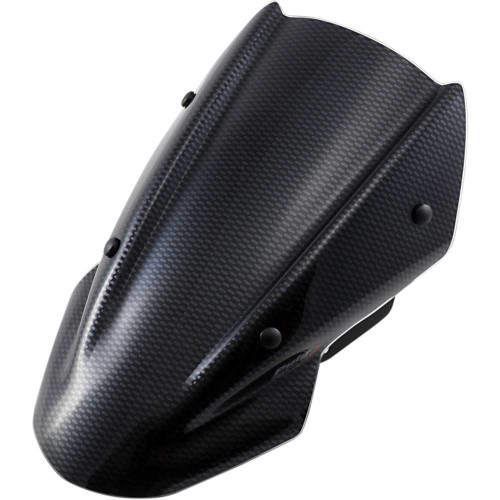PUIG HI-TECH PARTS 9588C Puig Hi-Tech Parts New Generation Windscreen - 13-3/8" - Carbon - Kawasaki 9588C