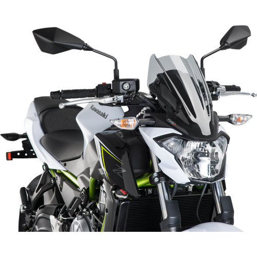 Puig Hi-Tech Parts New Generation Windscreen - 13-3/8" - Smoke - Kawasaki 9588H Puig Hi-Tech Parts New Generation Windscreen - 13-3/8" - Smoke - Kawasaki 9588H